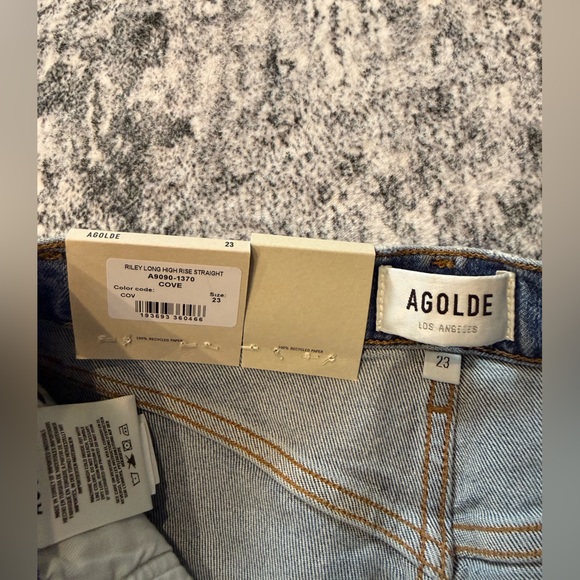 Agolde Riley Long Jeans - Picture 6 of 8